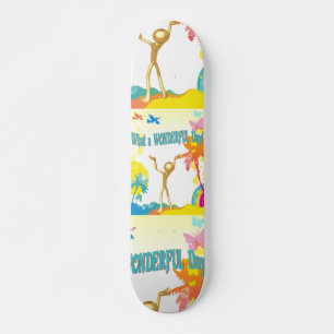 Vilken underbar dag! Skuggbord Mini Skateboard Bräda 18,7 Cm
