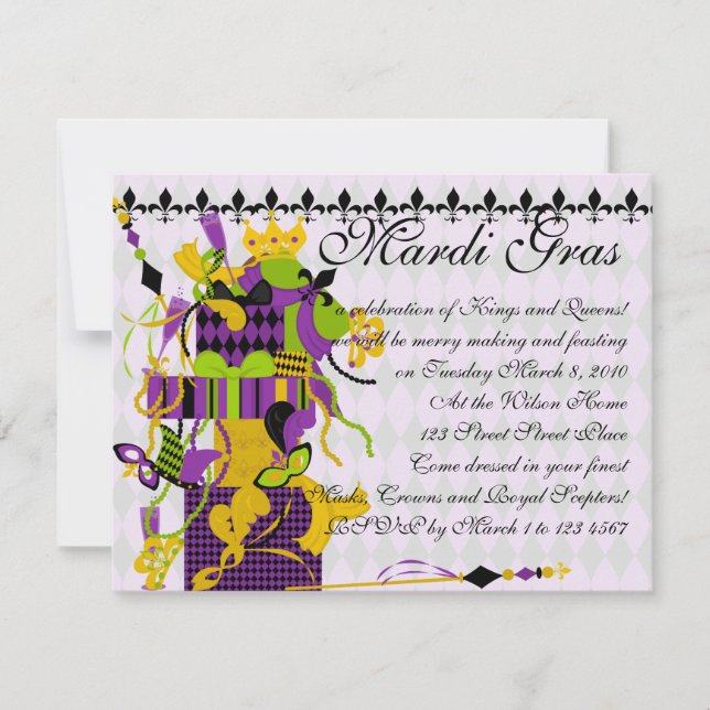 Vilken underbar ! inbjudningar (Framsida)