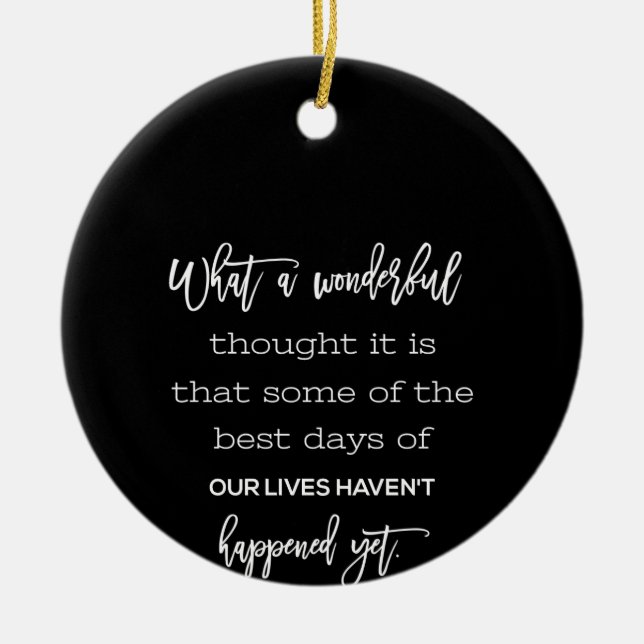 Vilken underbar julgransprydnad keramik (Framsidan)