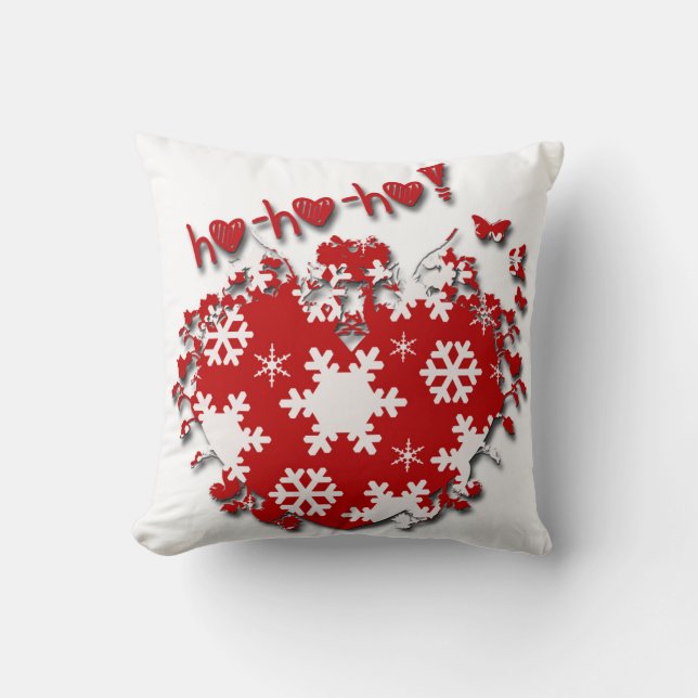 Vilken underbar julklapp! kudde (Framsida)