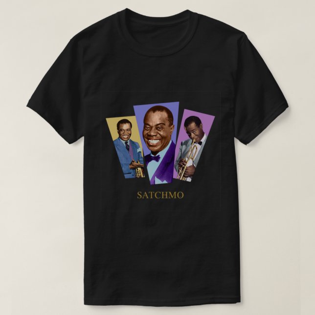 Vilken underbar Louis Armstrong T-Shirt (Design framsida)