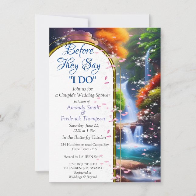 Vilken underbar värld jag lever i inbjudningar (Framsida)