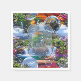 Vilken underbar värld jag lever i pappersservett