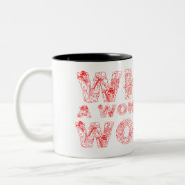 Vilken underbar värld Två-Tonad mugg