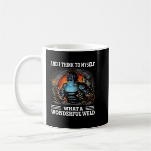 Vilken underbar Weld Manar Welder Funny Welder Kaffemugg