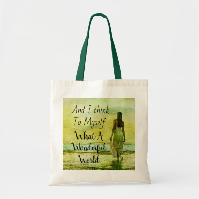 Vilken underbar World Tote Bag? Tygkasse (Framsidan)