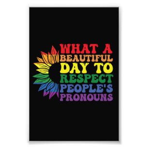 Vilken vacker dag att respektera andra människors fototryck