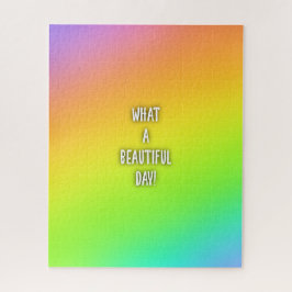 "Vilken vacker dag!" Utmaning av regnbågsmussel Pussel