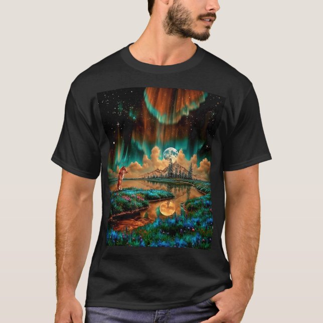 Vilken vacker natt... t shirt (Framsida)