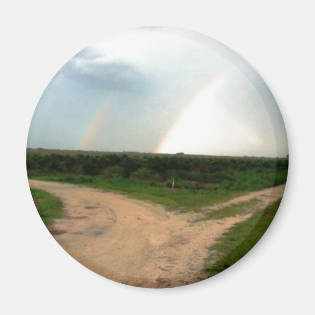 "Vilken väg nu?" Dubbla Rainbow vid Crossways... Magnet (Framsidan)