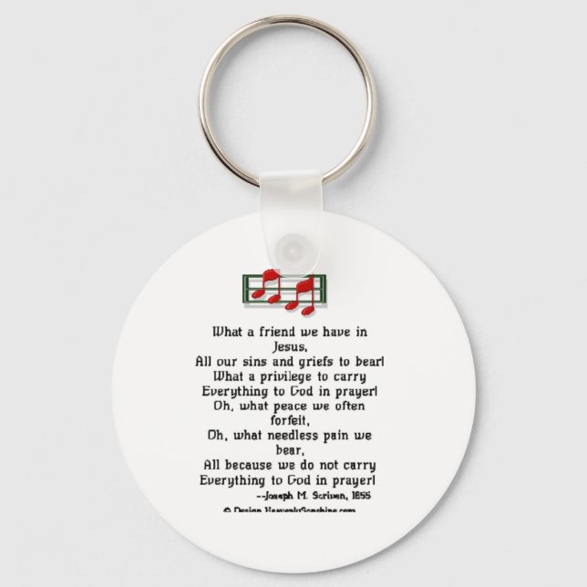 Vilken vän vi har i Jesus Nyckelring (Framsida)