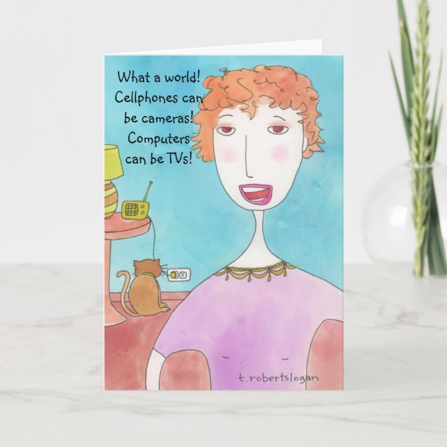 Vilken värld! kort (Framsida)