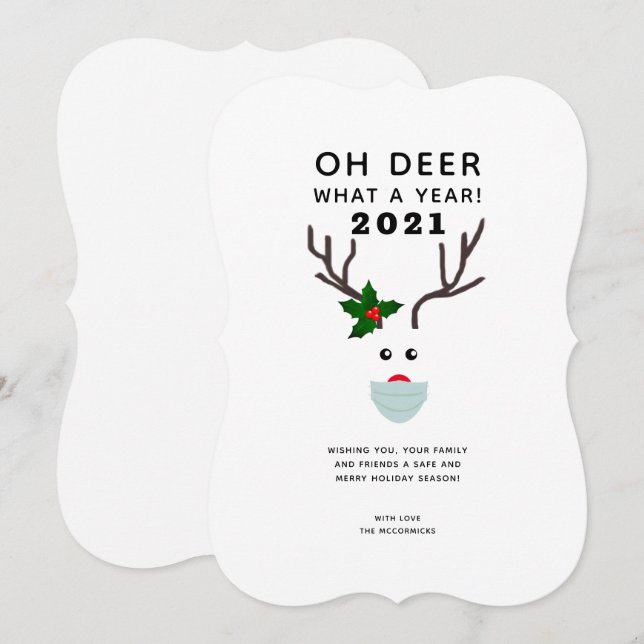 Vilket år 2021: Lustigt jultal (Fram/baksida)