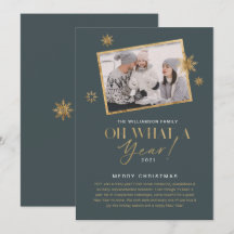 Vilket år! År för granskning av foto Guld & Grått 