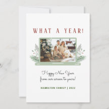 Vilket år! Enkel, krävande nyårsfoto-Helgdag