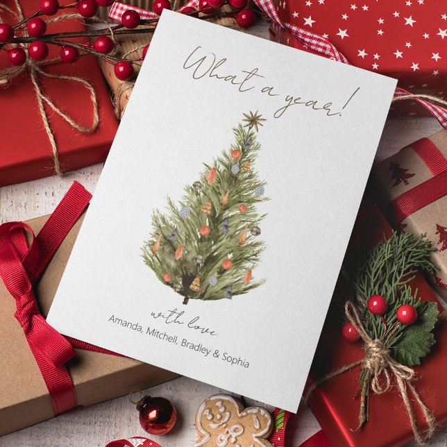 Vilket år!| Helgdag julkort! Julkort (Skapare uppladdad)