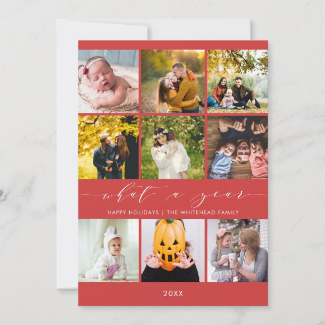 Vilket år | Röda recensioner Glad jul bilder Julkort (Framsida)