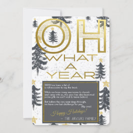 Vilket år? Wonderland Quarantine Bingo jul Julkort