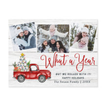 Vilket årligt Julrött Farm Lastbil-foto