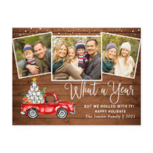 Vilket årligt Julrött Farm Lastbil-foto