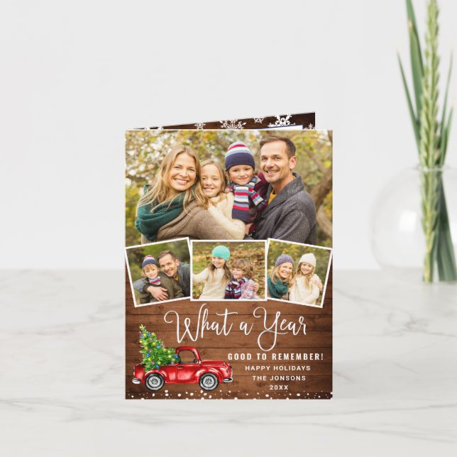 Vilket årtal 2021 Juli Red Farm Lastbil 4 Foto  Helgkort (Framsida)