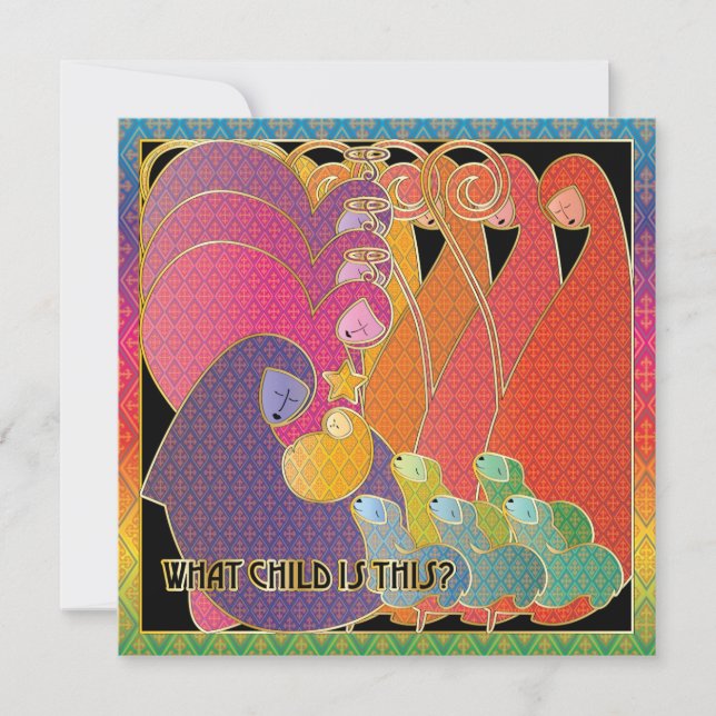 Vilket barn är det här? julkort (Framsida)