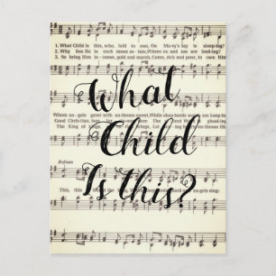 Vilket barn är det här? vykort