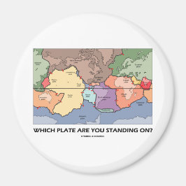 Vilket bord står du på? (Plate Tectonics) Magnet