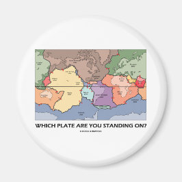 Vilket bord står du på? (Plate Tectonics) Magnet