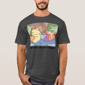 Vilket bord står du på platta tektonik? t shirt
