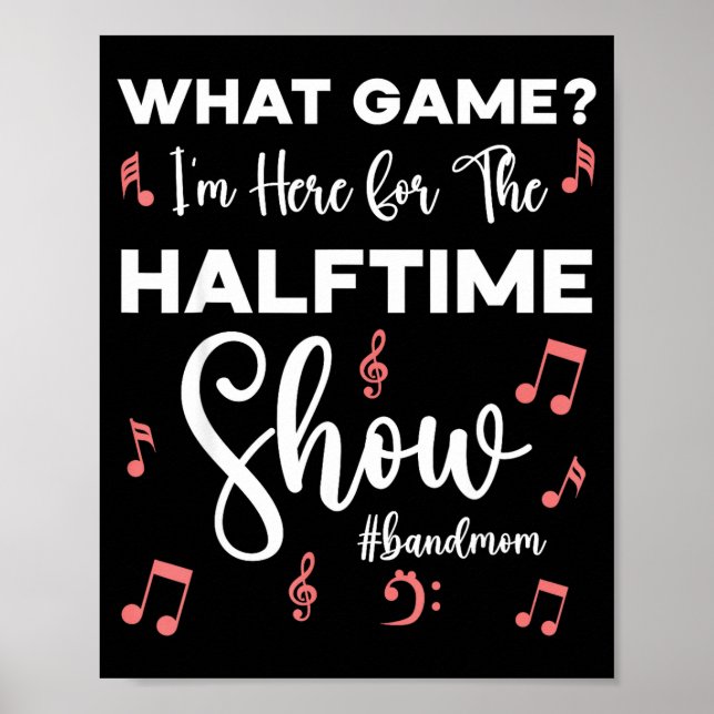 Vilket spel här för halvtidsshow söt band mo poster (Framsidan)