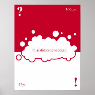 Vilket teckensnitt? 72 poäng Times New Roman Poster