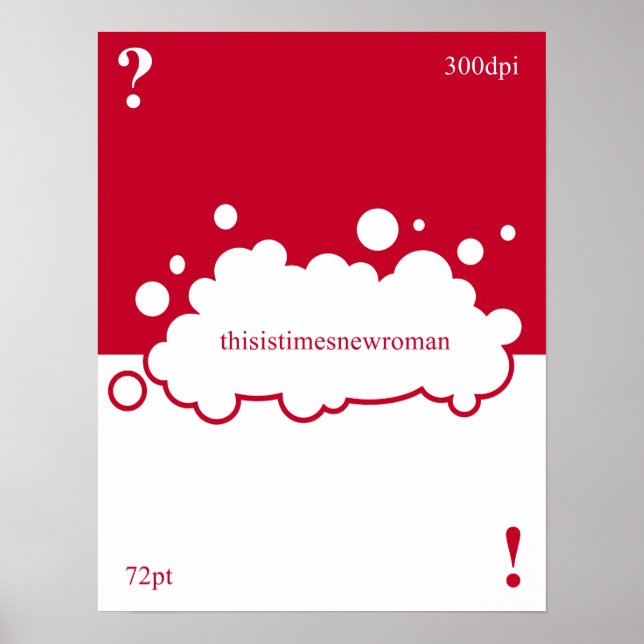 Vilket teckensnitt? 72 poäng Times New Roman Poster (Framsidan)