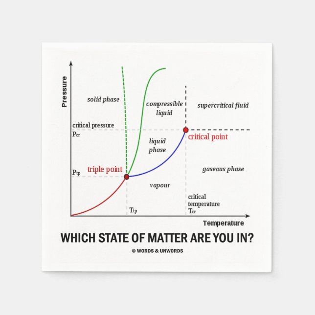 Vilket tillstånd befinner du dig i? (Kemi) Pappersservett (Framsidan)