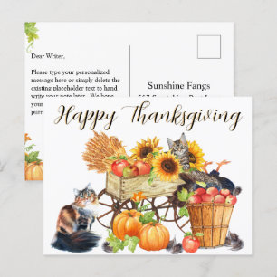 Vilket Turkiet? Ocent, Happy thanksgiving, P Vykort