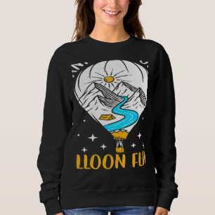 Vill åka på en ballongflygning varmluftsballong ba t shirt