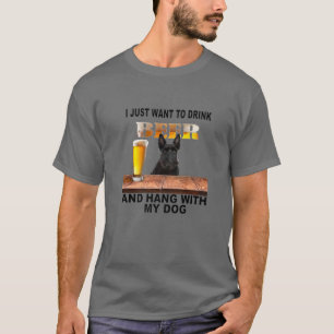 Vill bara dricka öl t shirt