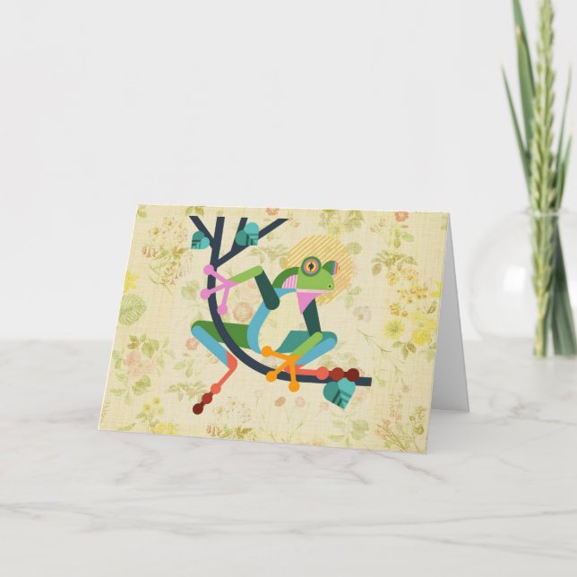 "Vill bara säga "Hi", tomt, mappat kort (Framsida)