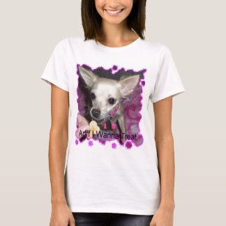 vill behandla chihuahua hund t shirt