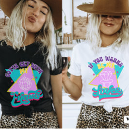 Vill bli min Älskare-funny Retro 90s Bachelorette T Shirt