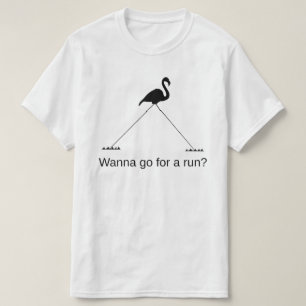 Vill du åka till springa? tee shirt