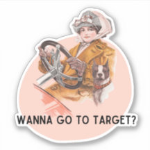 Vill du åka till Target? | Vintage Kemiska minnesm