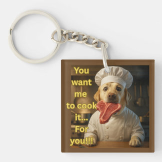 “Vill du att jag lagar det?” Rolig hundkockdesign
