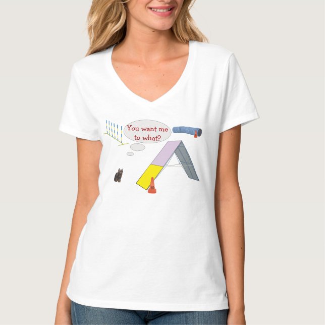Vill du att jag ska? jättefin t shirt (Framsida)