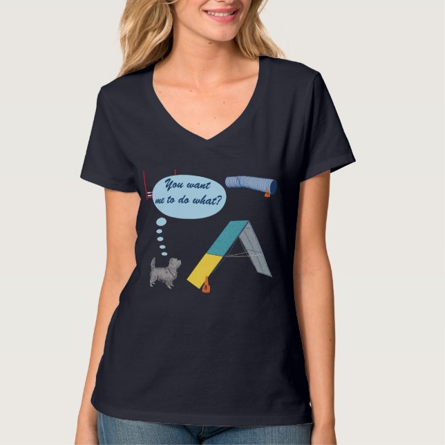 Vill du att jag ska? tee (Framsida)