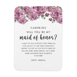 Vill du bli min hedersjungfruförfrågan magnet