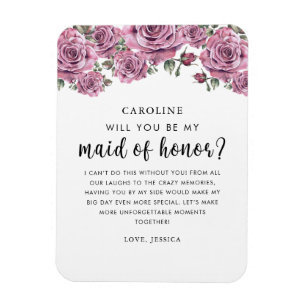 Vill du bli min hedersjungfruförfrågan magnet