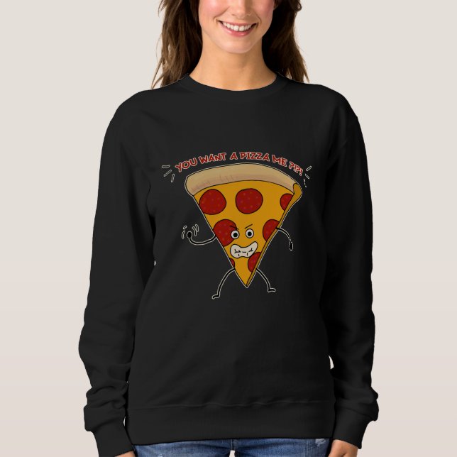Vill du en pizza mig?!?! t shirt (Framsida)