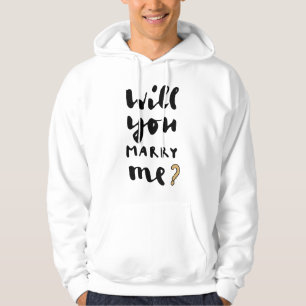 Vill du gifta dig med mig? hoodie
