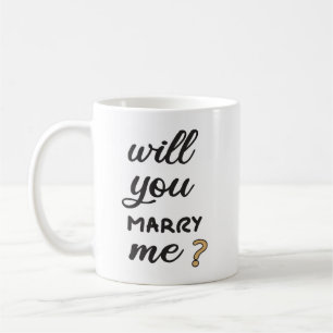 Vill du gifta dig med mig? kaffemugg
